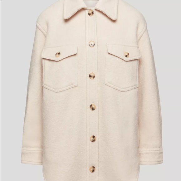 COPY - Aritzia- Wilfred Free - Marino Wool Shirt Jacket - Picture 3 of 3